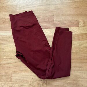 Uniqlo Airism Red Athletic Yogo Leggings Size S